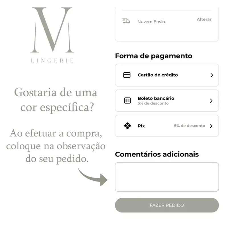 Calcinha Fio Algodão