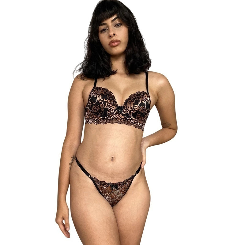 Conjunto Ariel em Renda